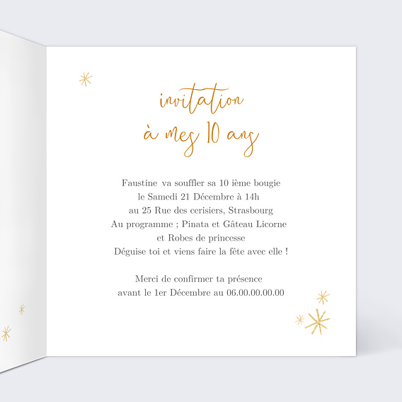 Invitation Anniversaire Enfant Anniversaire Festif