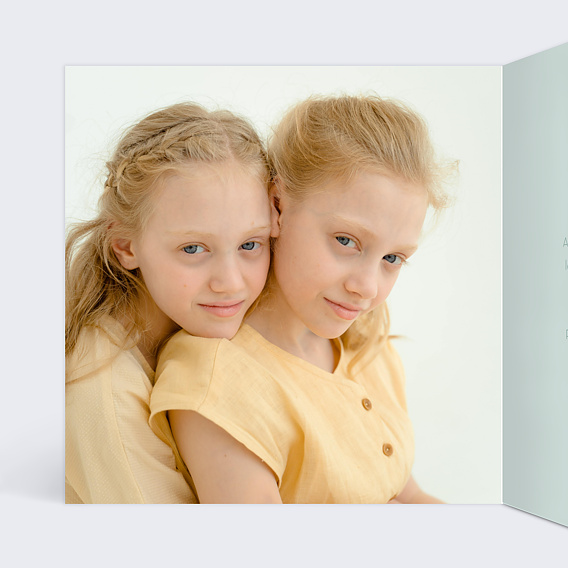 Invitation anniversaire enfant Chats  Intérieur Gauche