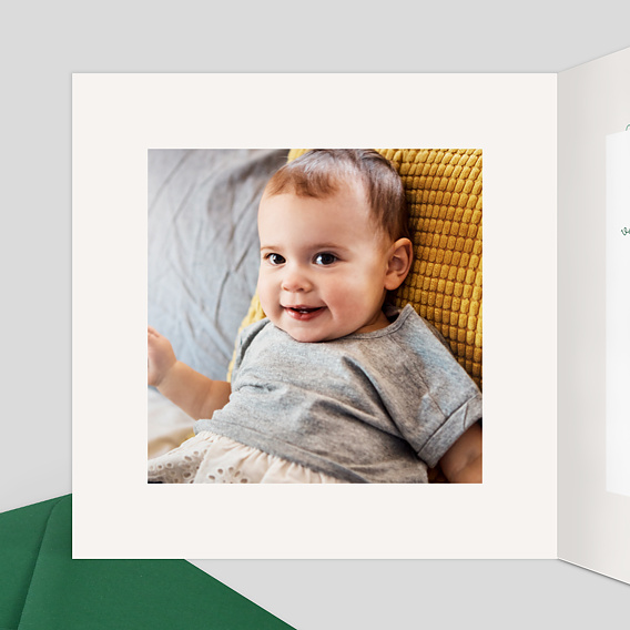 Invitation anniversaire enfant Jungle Secrète Intérieur Gauche