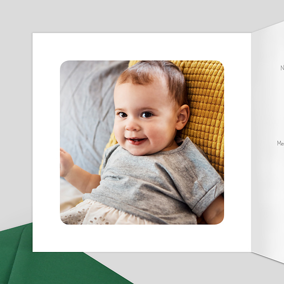 Invitation anniversaire enfant Tanzanie Intérieur Gauche