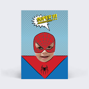 Invitation Anniversaire Enfant Spider Anniversaire