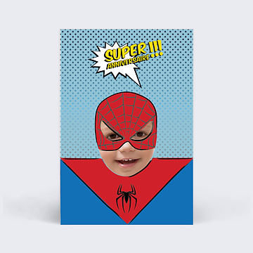 Invitation Anniversaire Enfant Spider Anniversaire