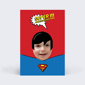 Invitation Anniversaire Enfant Super Anniversaire