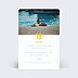 Invitation Anniversaire Enfant Plouf Party