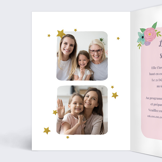 Invitation Anniversaire Enfant Arc-en-Ciel