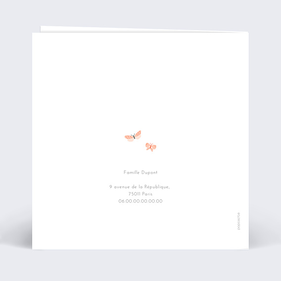 Invitation Anniversaire Enfant Papillons
