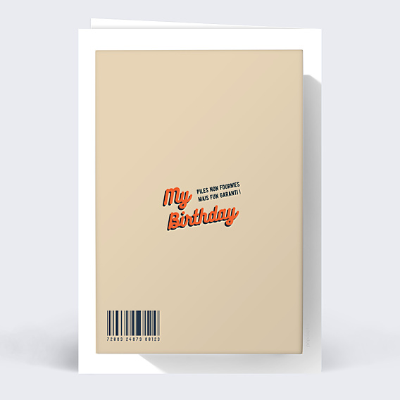 Invitation Anniversaire Enfant Marque de Fabrique