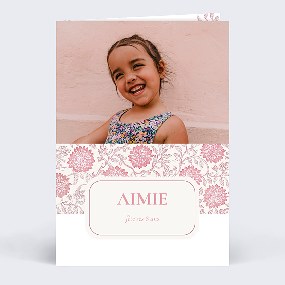Invitation Anniversaire Enfant Hippy Boho