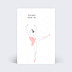 Invitation anniversaire enfant Danseuse