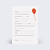 Invitation anniversaire enfant Dinosaure et Ballons Verso
