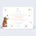 Invitation Anniversaire Enfant Renard Fille