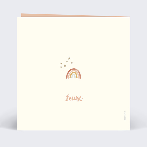 Invitation Anniversaire Enfant Petit Arc-en-ciel
