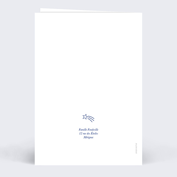 Invitation Anniversaire Enfant Ciel Étoilé