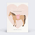 Invitation anniversaire enfant Grand Cheval