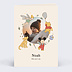 Invitation anniversaire enfant Famille Féerique