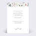 Invitation Anniversaire Enfant Frise Fleurie