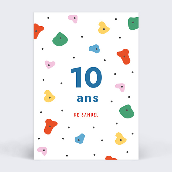 Invitation Anniversaire Enfant Escalade