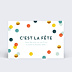Invitation Anniversaire Enfant Confettis Chic