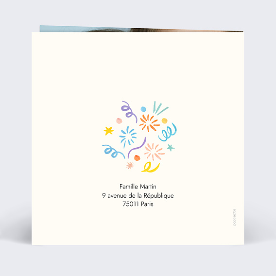 Invitation Anniversaire Enfant Duo
