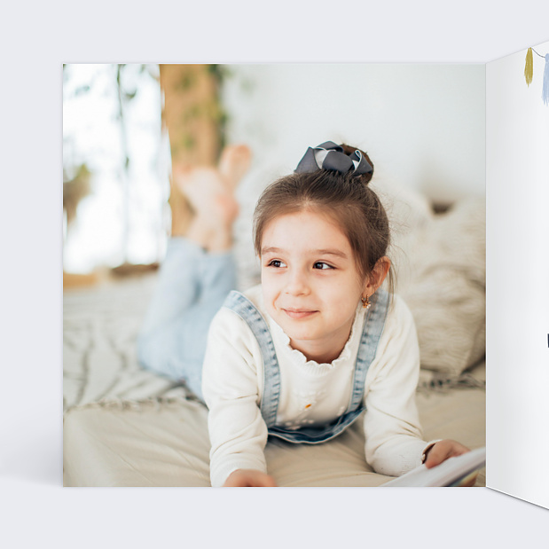 Invitation Anniversaire Enfant Birthday Cake Intérieur Gauche