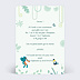Invitation anniversaire enfant Lilliputiens x Popcarte - Jungle Verso
