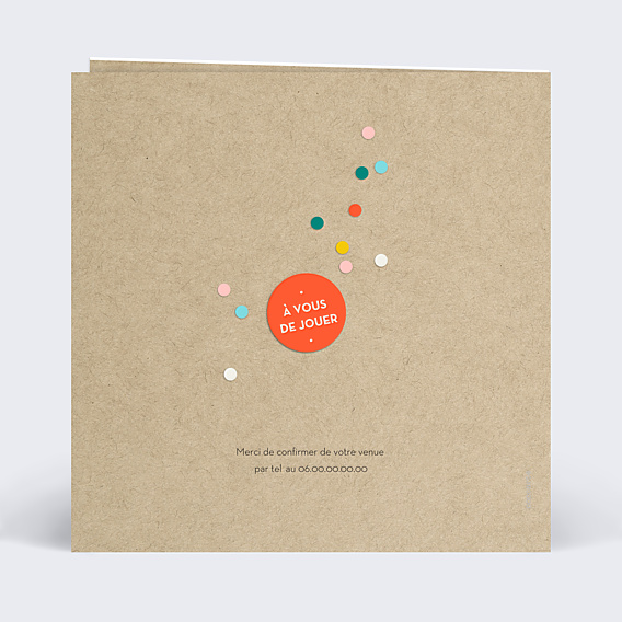 Invitation Anniversaire Enfant Jeu des 7 Familles