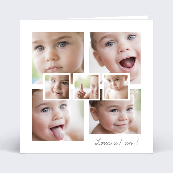 Invitation Anniversaire Enfant Simplicité