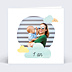 Invitation Anniversaire Enfant Nuages Doux