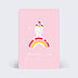 Invitation Anniversaire Enfant Licorne arc en ciel
