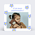Invitation anniversaire enfant Flower Party