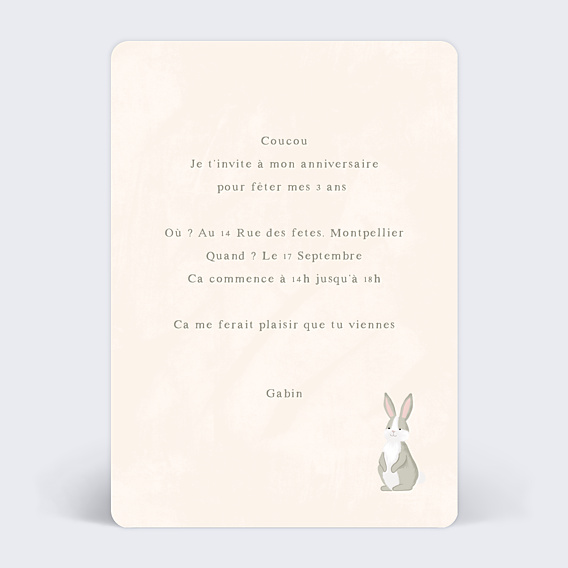 Invitation Anniversaire Enfant Découverte en Forêt