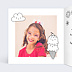 Invitation anniversaire enfant Coloriage Licorne Intérieur Gauche