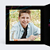 Invitation anniversaire enfant Laser Game Coloré Intérieur Gauche
