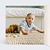 Invitation anniversaire enfant Petit Lion Intérieur Gauche