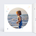 Invitation anniversaire enfant Petites Étoiles Intérieur Gauche