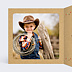 Invitation anniversaire enfant Tipi Indien Intérieur Gauche