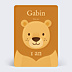 Invitation Anniversaire Enfant Lion courageux
