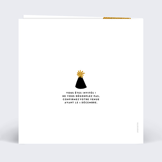 Invitation Anniversaire Enfant Ballon