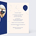 Invitation Anniversaire Enfant Ballon Glitter Garçon