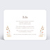 Invitation anniversaire enfant Faon Verso