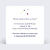 Invitation anniversaire enfant Confetti Verso
