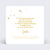 Invitation anniversaire enfant Golden Dots Verso