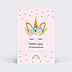 Invitation Anniversaire Enfant Jolie licorne