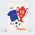 Invitation anniversaire enfant La Coupe des Champions