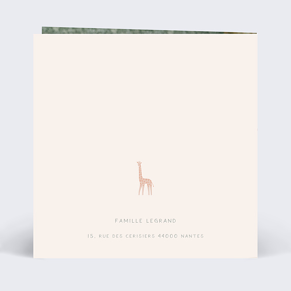 Invitation Anniversaire Enfant Jungle Original