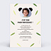 Invitation anniversaire enfant Panda souriant Verso
