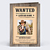 Invitation Anniversaire Enfant Wanted