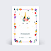 Invitation anniversaire enfant Licorne et Fleurs
