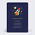 Invitation Anniversaire Enfant Dans l'Espace