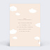 Invitation anniversaire enfant Nuage Arc-en-ciel Verso